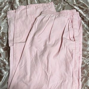 Light pink scrub pants